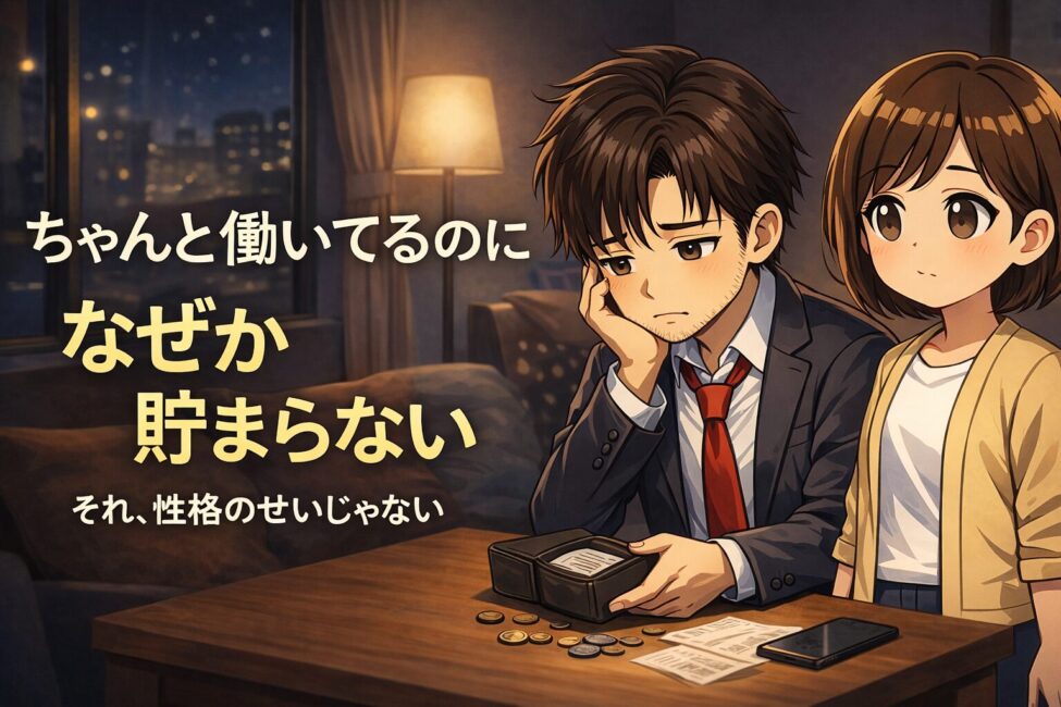 節約しててもなぜか貯まらない