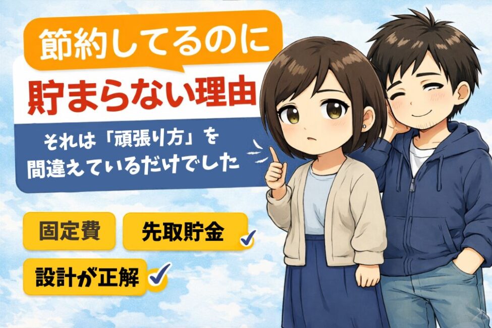 頑張って節約してもたまらない