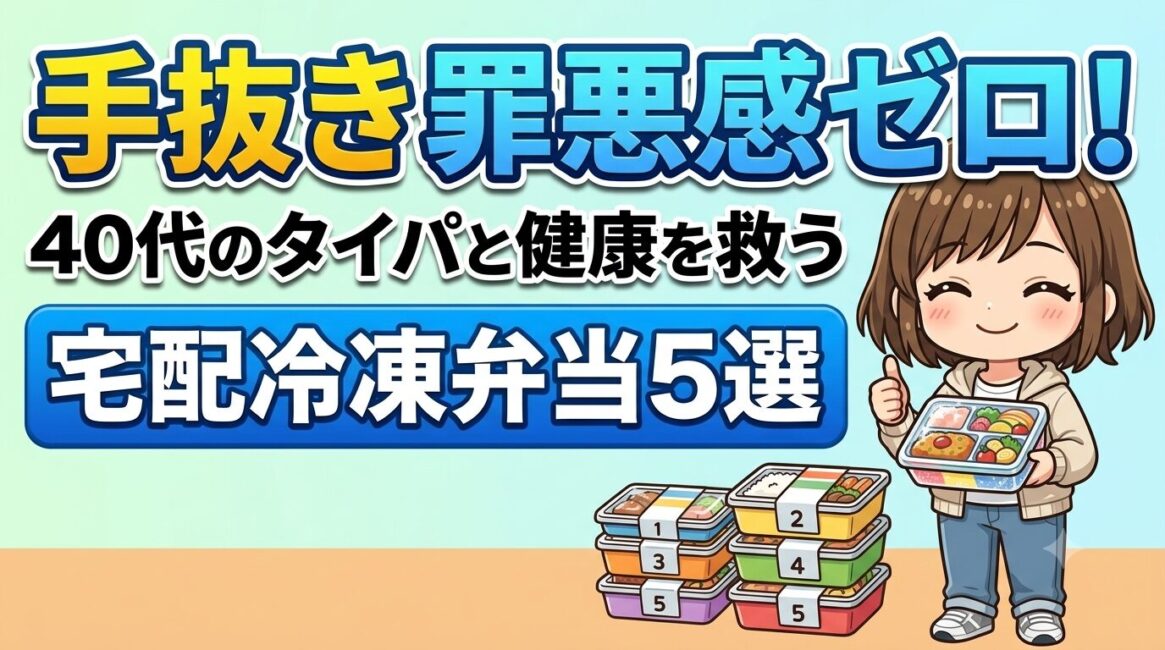 40代から始める冷凍宅配弁当