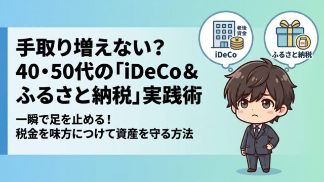 手取りが増えない40代・50代へ