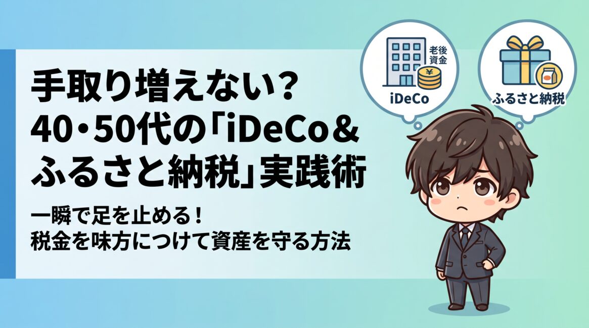 手取りが増えない40代・50代へ