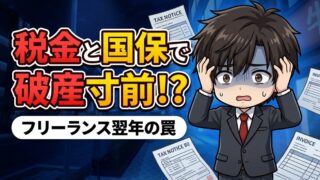 フリーランスのお金の不安で眠れない夜