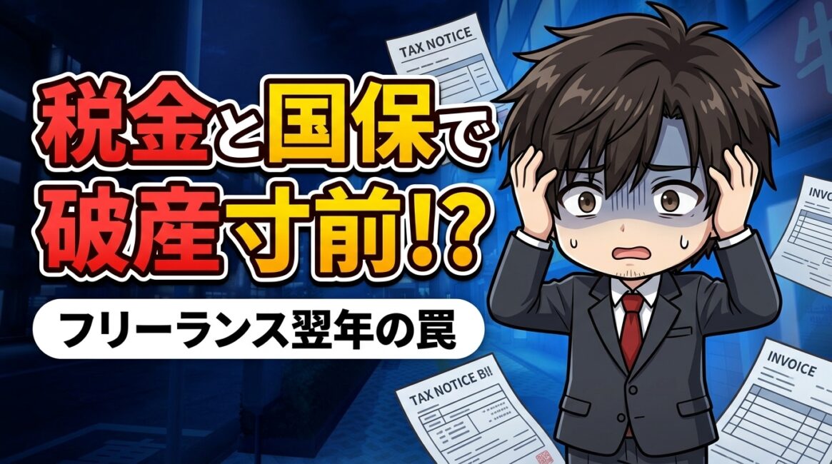 フリーランスのお金の不安で眠れない夜