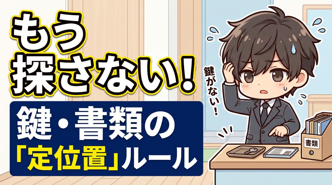 家の中でいつも探し物をする