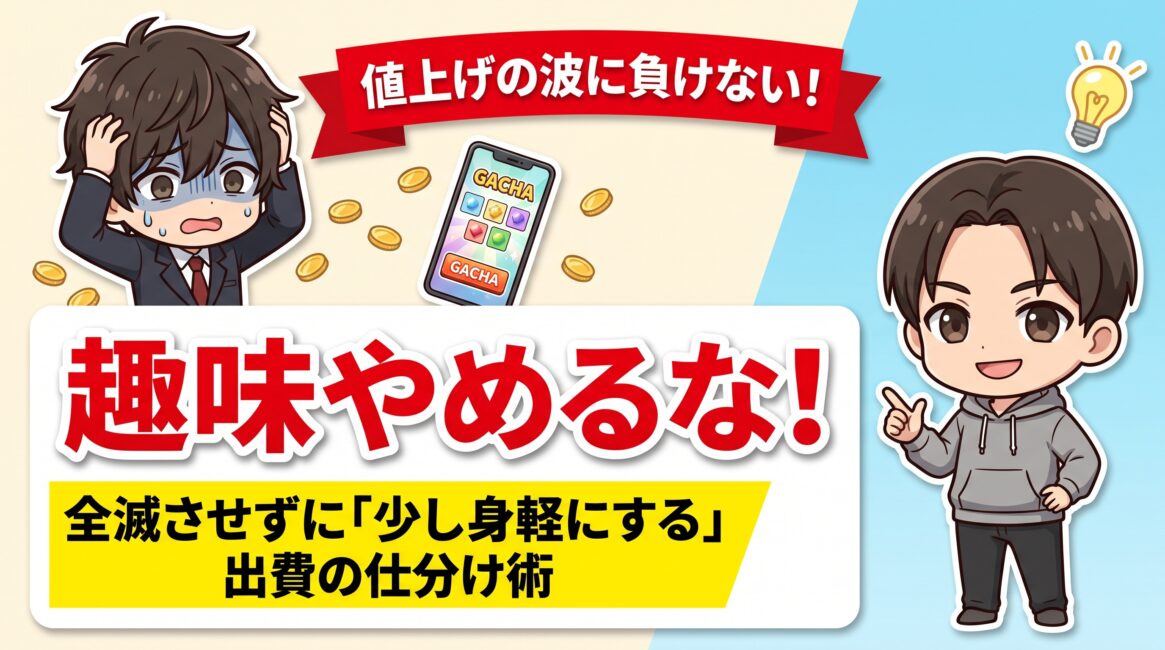物価高で趣味をやめる前に