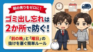 ゴミ出しを忘れる