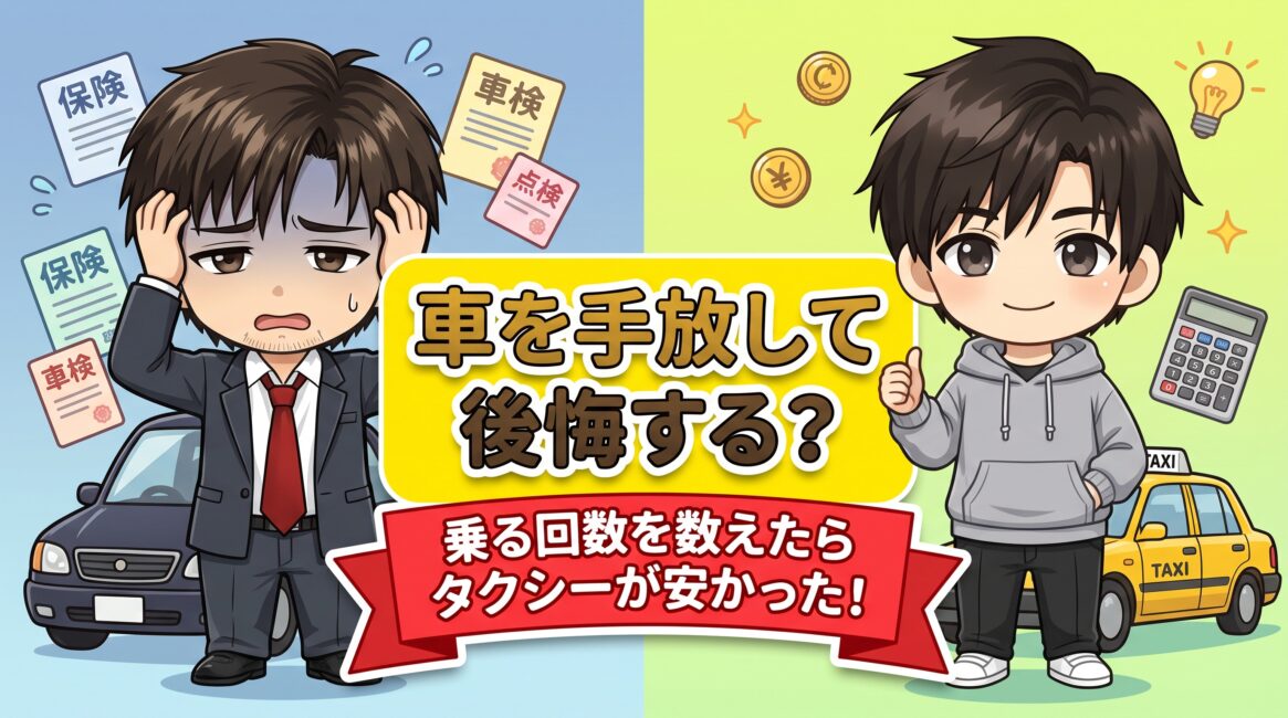 車を手放すと後悔する？