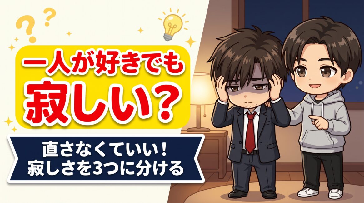 一人が好きでも寂しい