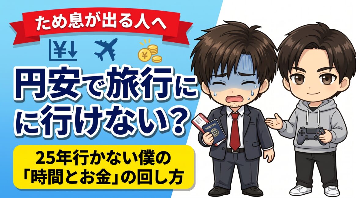 円安で海外旅行に行けない