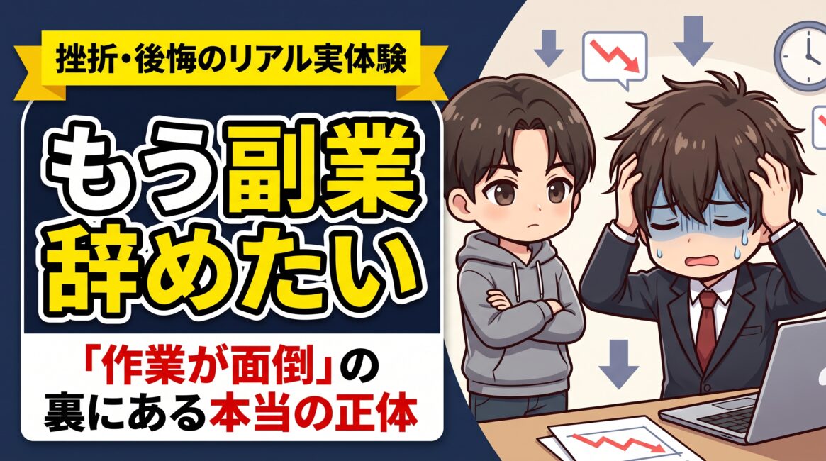 副業を辞めたい理由