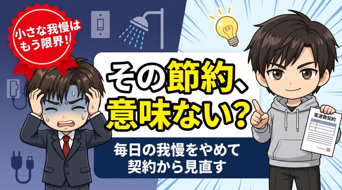 節約は意味ない？
